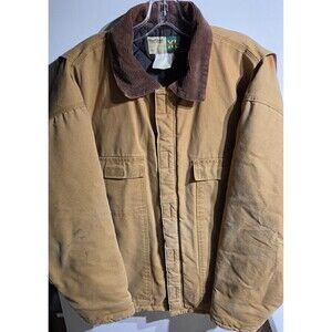 Vintage Wear Guard Chore Jacket Blanket Lined XLT Brown USA Made 90s 334BKR